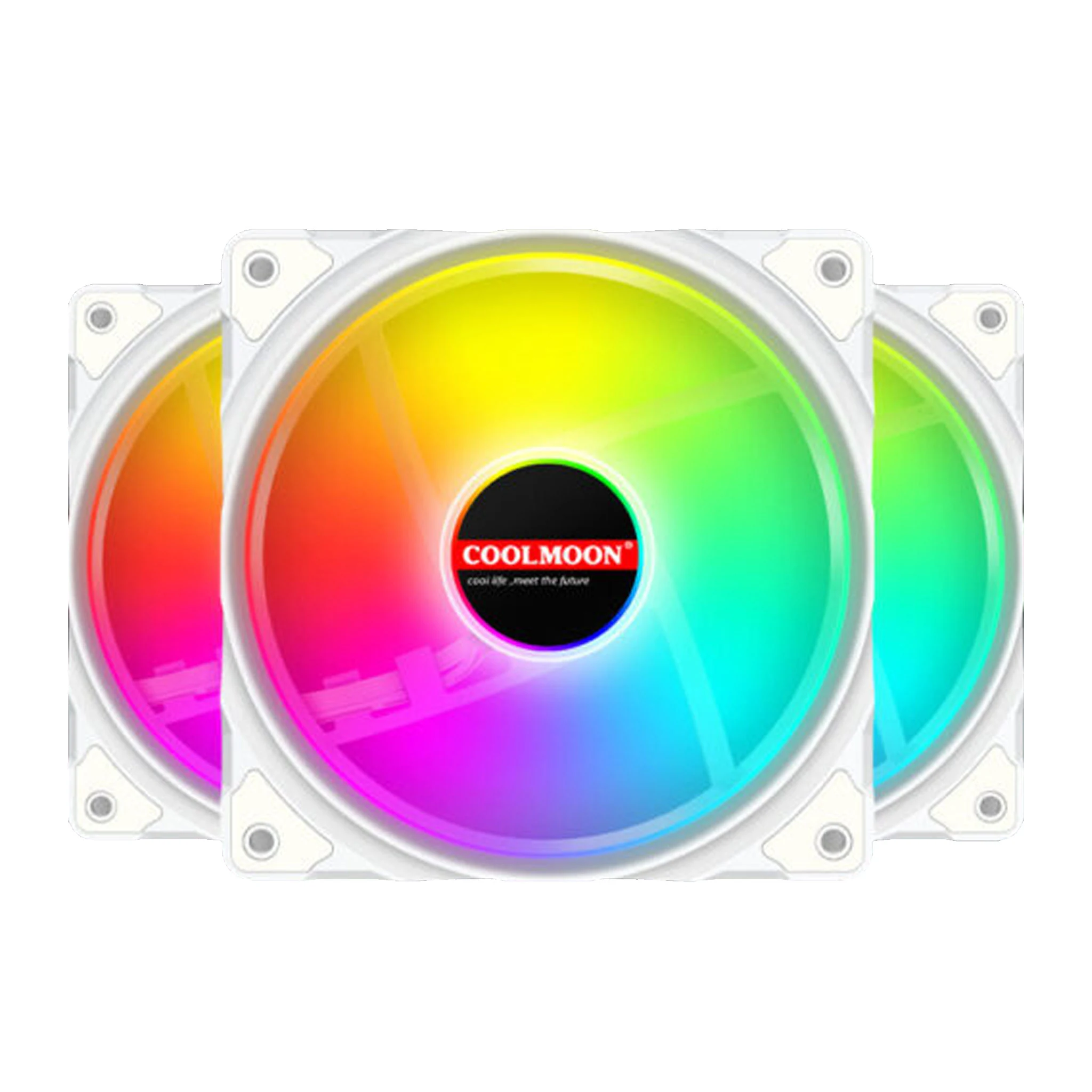 Fan Coolmoon AS2 ARGB - White - ARGB - New