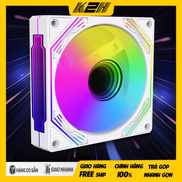Fan Coolmoon K2 RGB Triple Pack - White - RGB - New