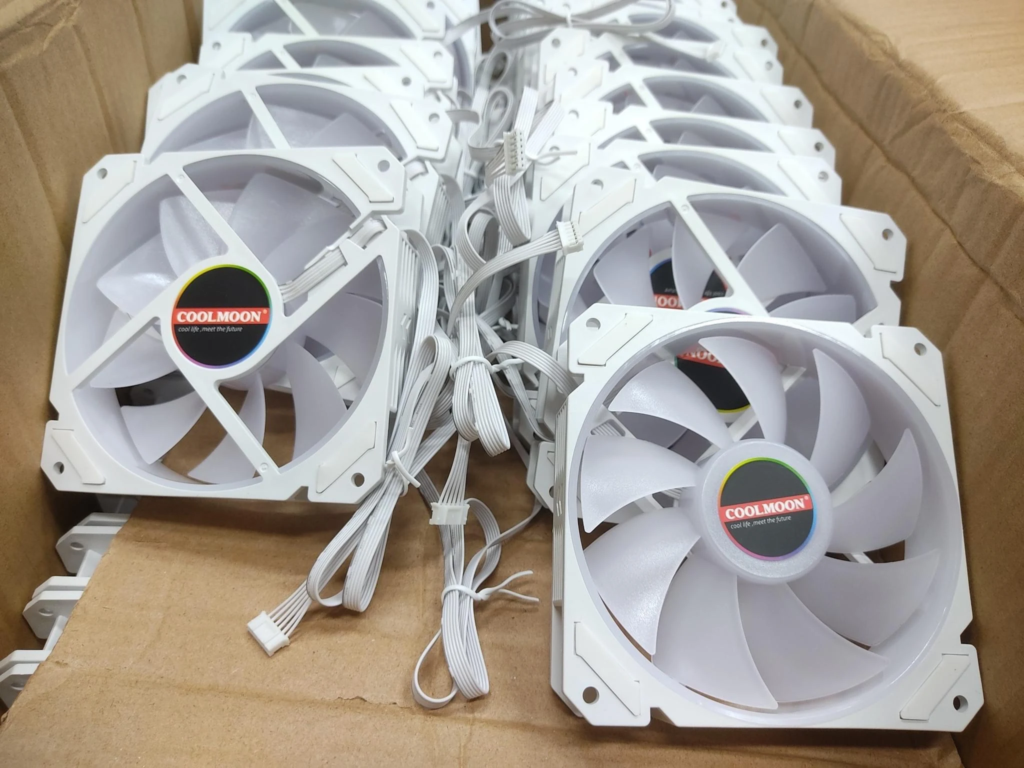Fan Coolmoon K2 RGB - White - RGB - New