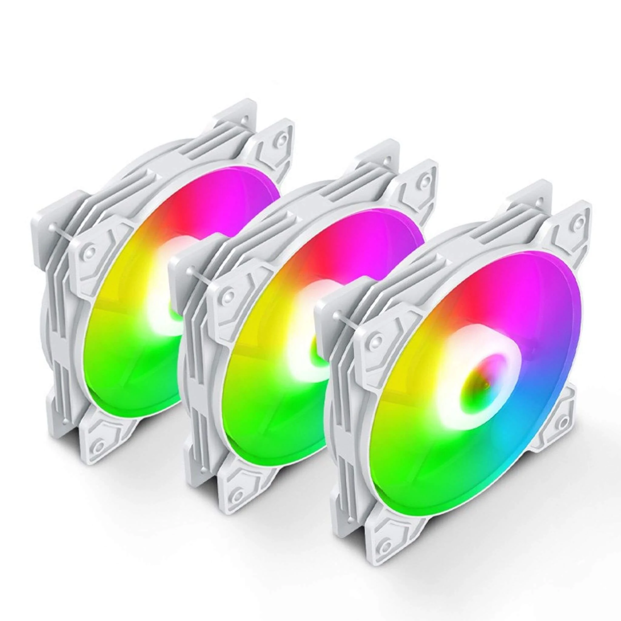 Fan Coolmoon K8 RGB - White - RGB - New