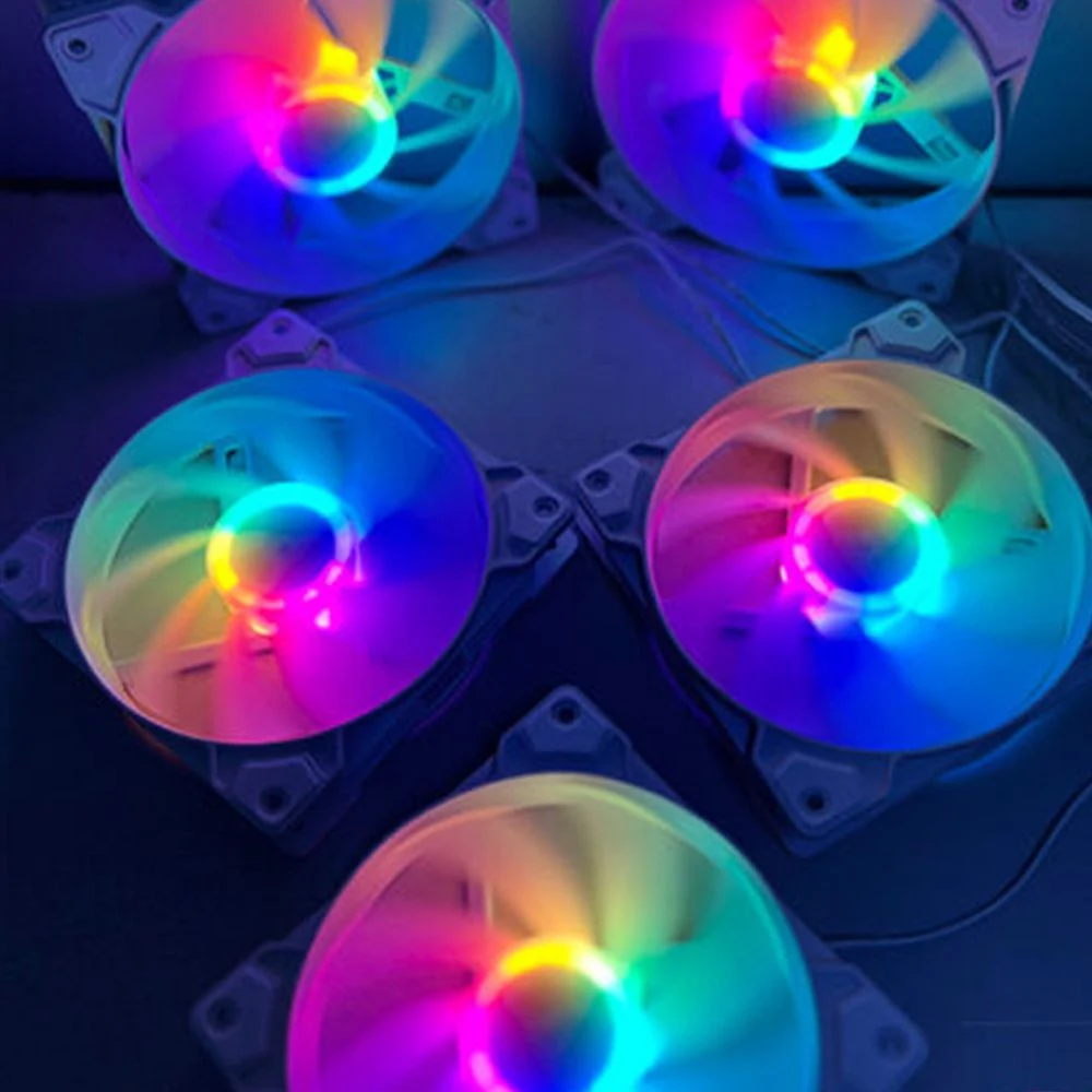 Fan Coolmoon K8 RGB - White - RGB - New