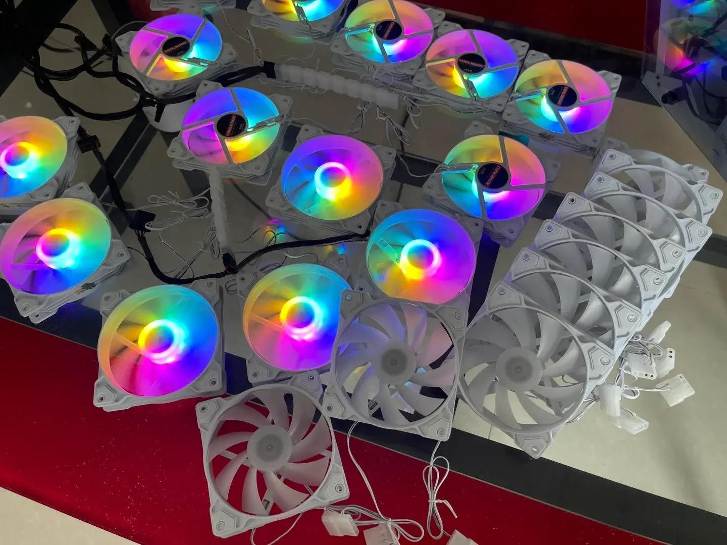 Fan Coolmoon K8 RGB - White - RGB - New