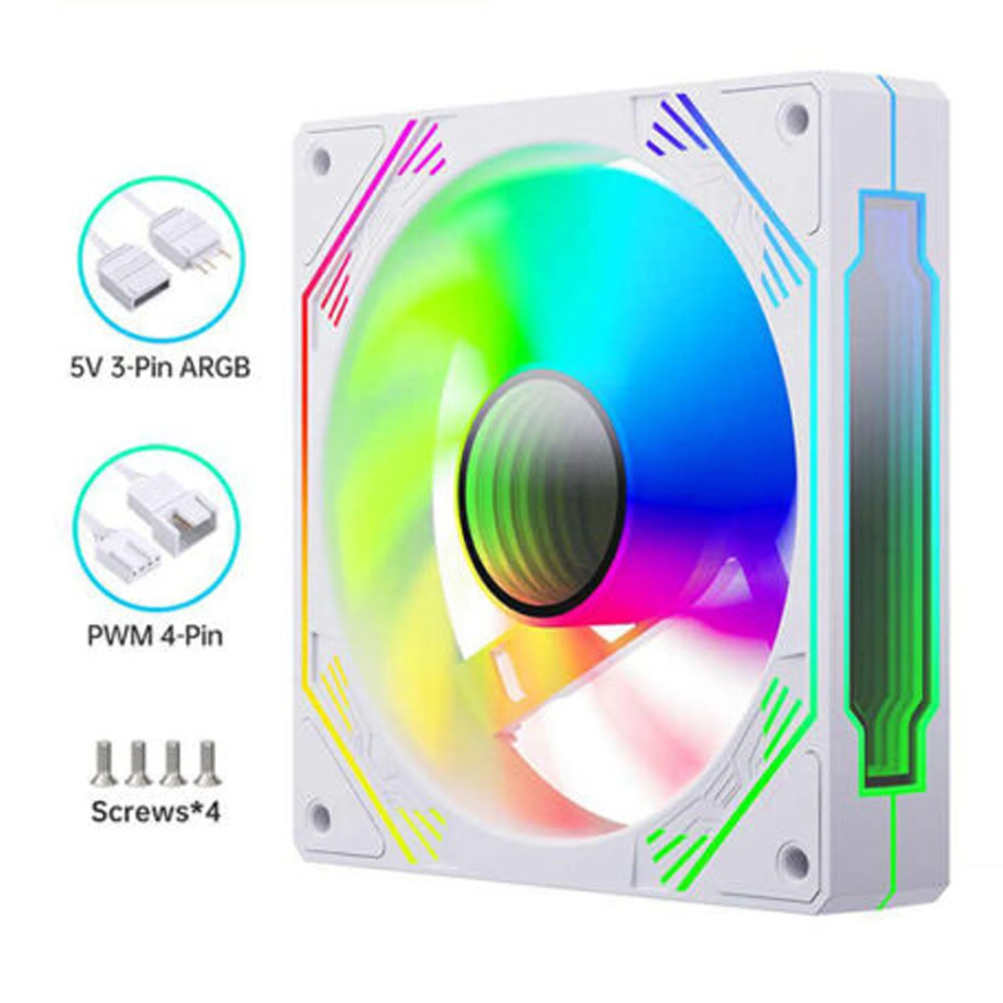 Fan Coolmoon M2 RGB Triple Pack - White - RGB - New
