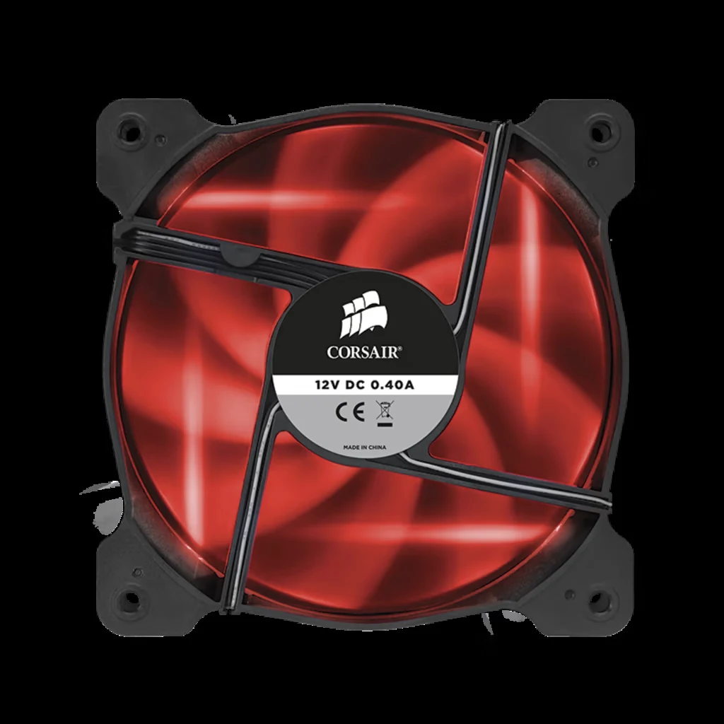 Fan Corsair AF120 LED Red - Black/Red - LED - New