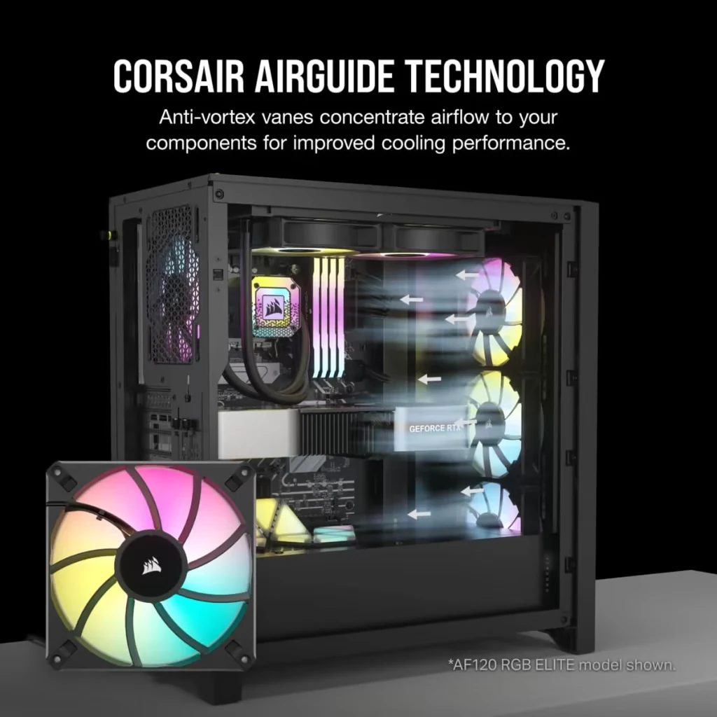 Fan Corsair AF140 ELITE - Black - PWM - New