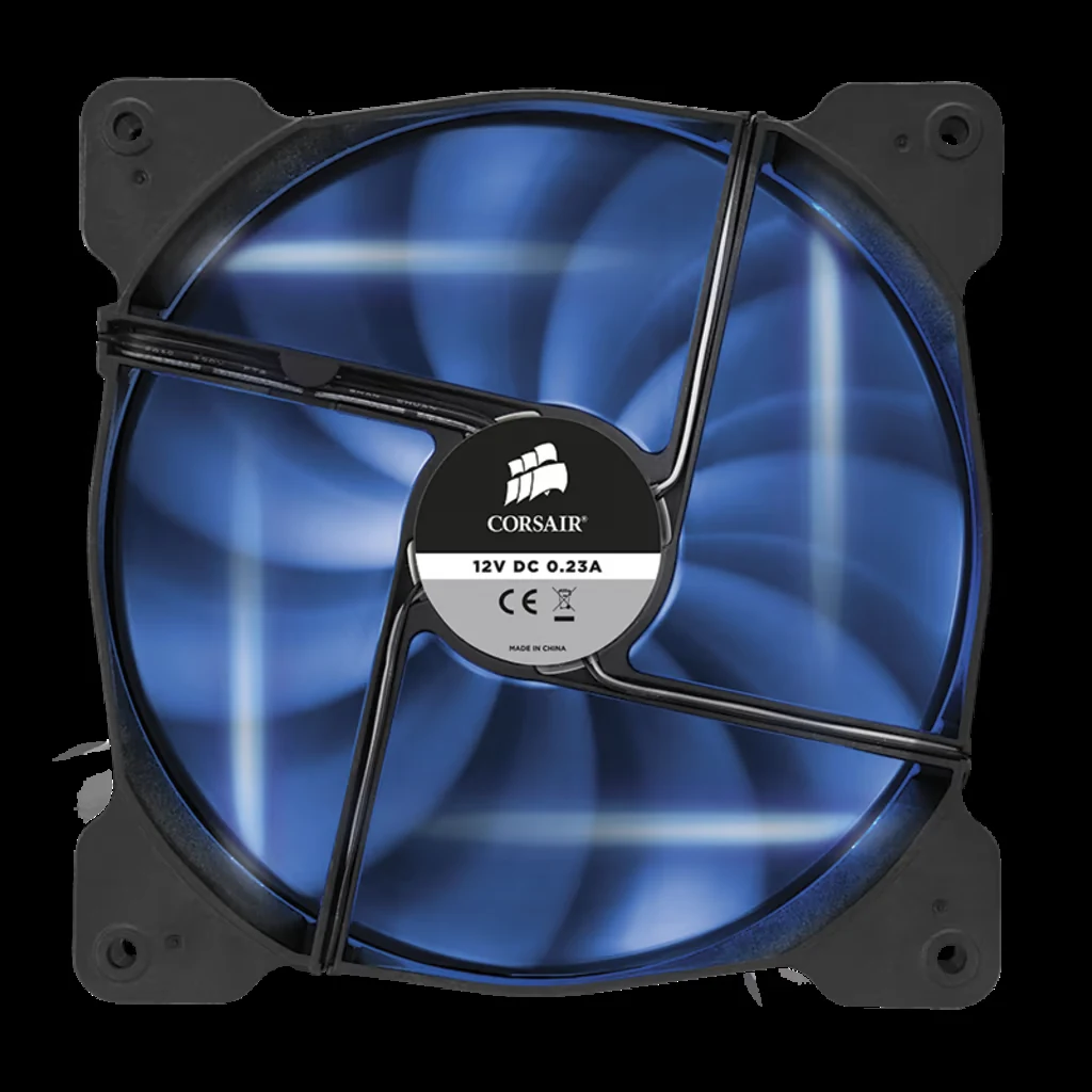 Fan Corsair AF140 LED Blue - Black/Blue - LED - New