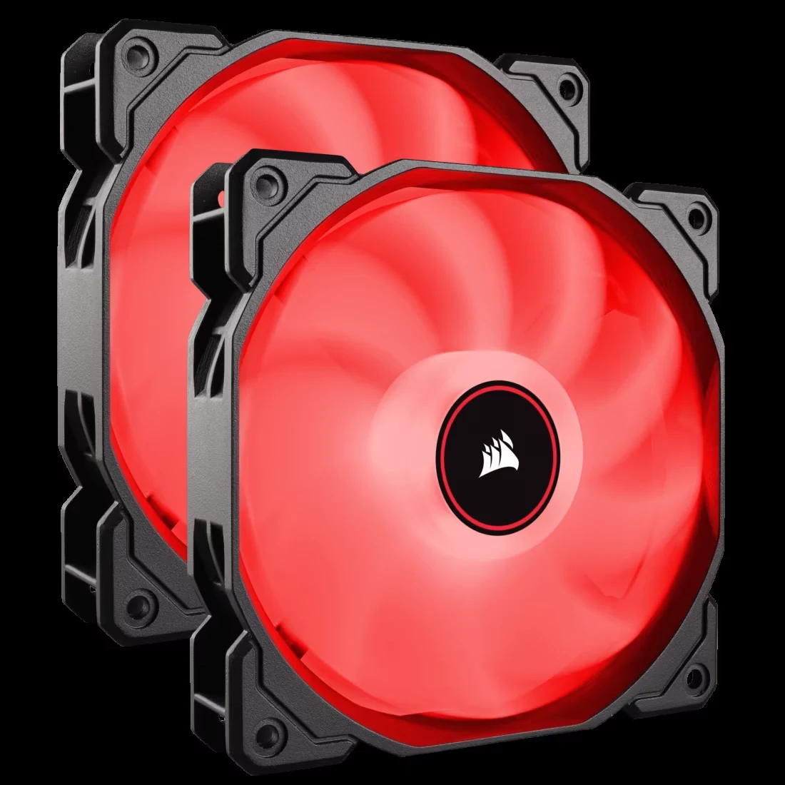 Fan Corsair AF140 LED Red - Black/Red - LED - New