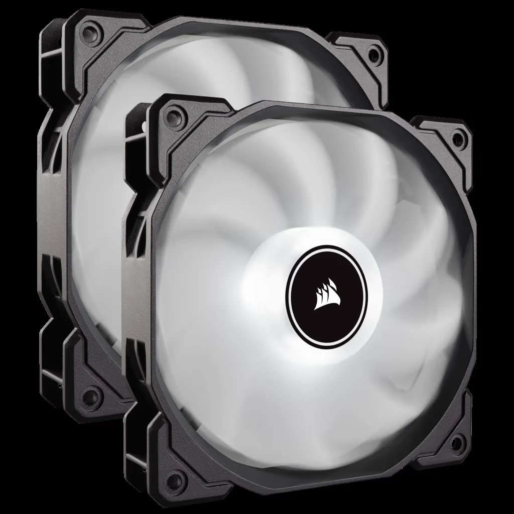 Fan Corsair AF140 LED White - Black/White - LED - New