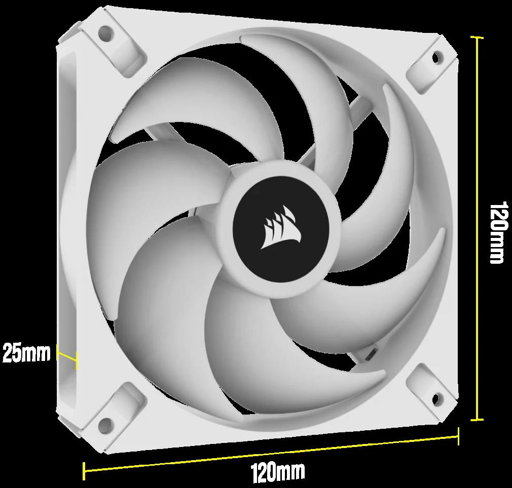 Fan Corsair AR120 RGB Digital - White - ARGB - New