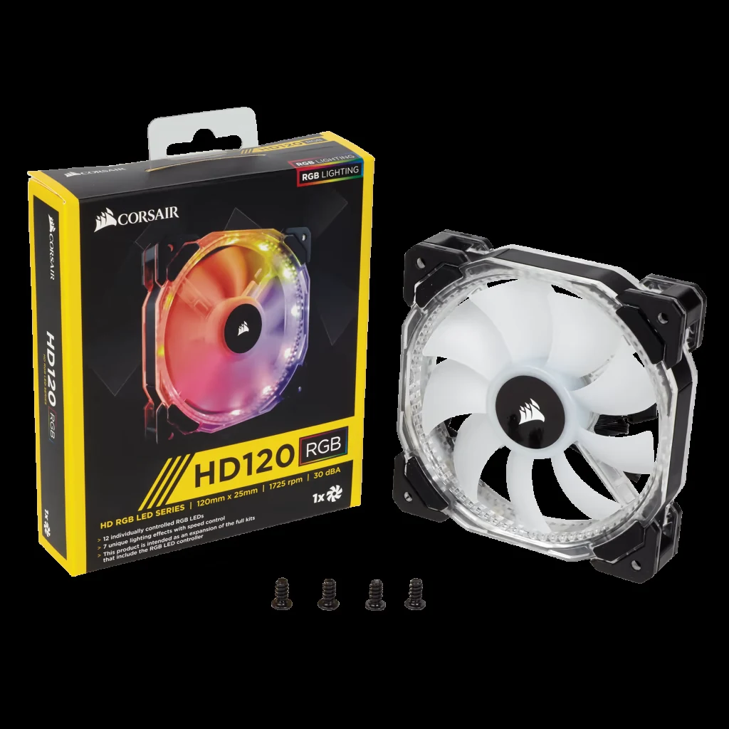 Fan Corsair HD120 RGB - Black - RGB - New
