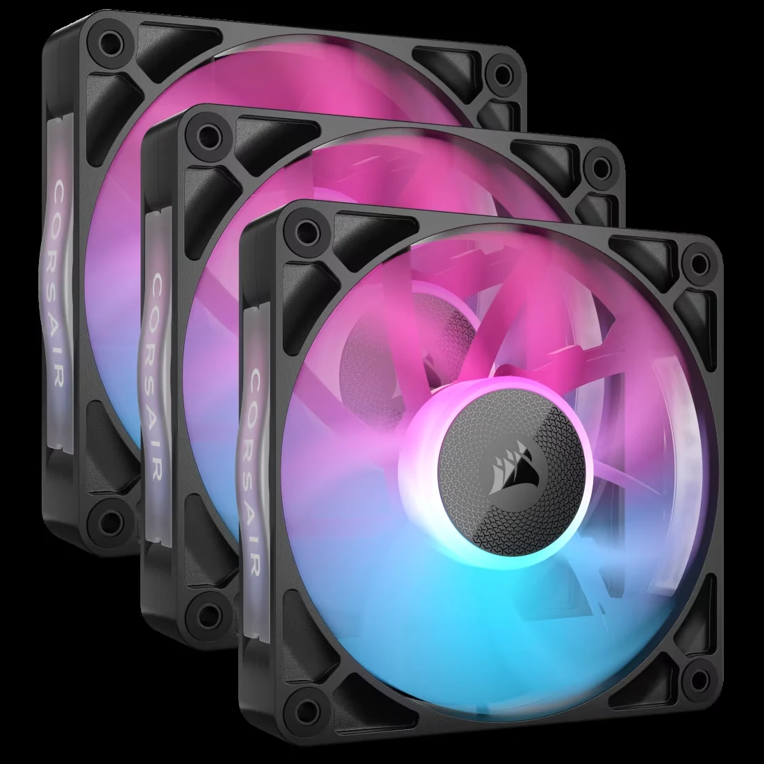 Fan Corsair HD120 RGB Triple Pack - Black - RGB - New