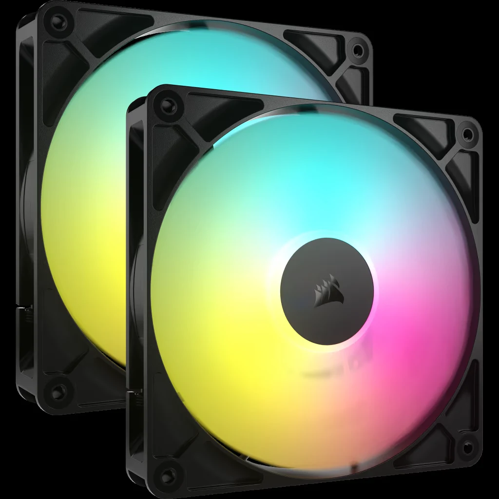 Fan Corsair HD140 RGB Dual Pack - Black - RGB - New