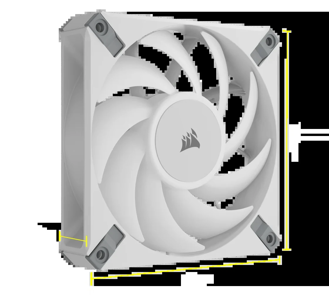 Fan Corsair iCUE AF120 RGB ELITE Triple Pack - White - ARGB - New