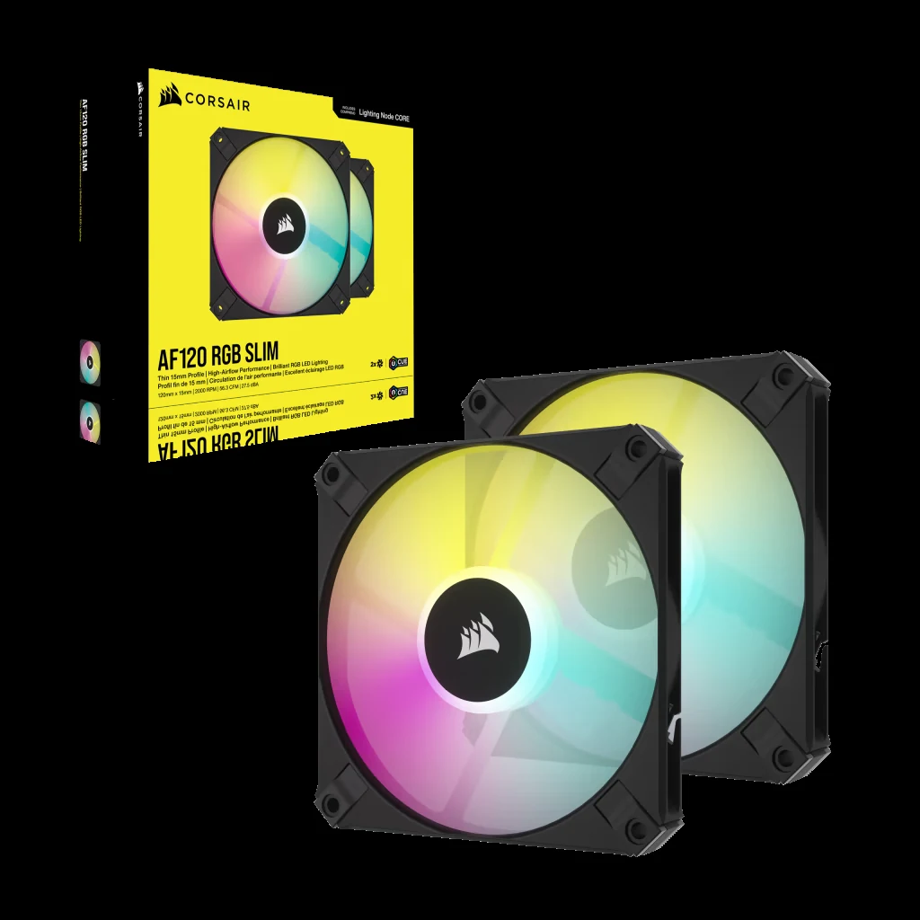 Fan Corsair iCUE AF120 RGB SLIM Dual Pack - Black - ARGB - New