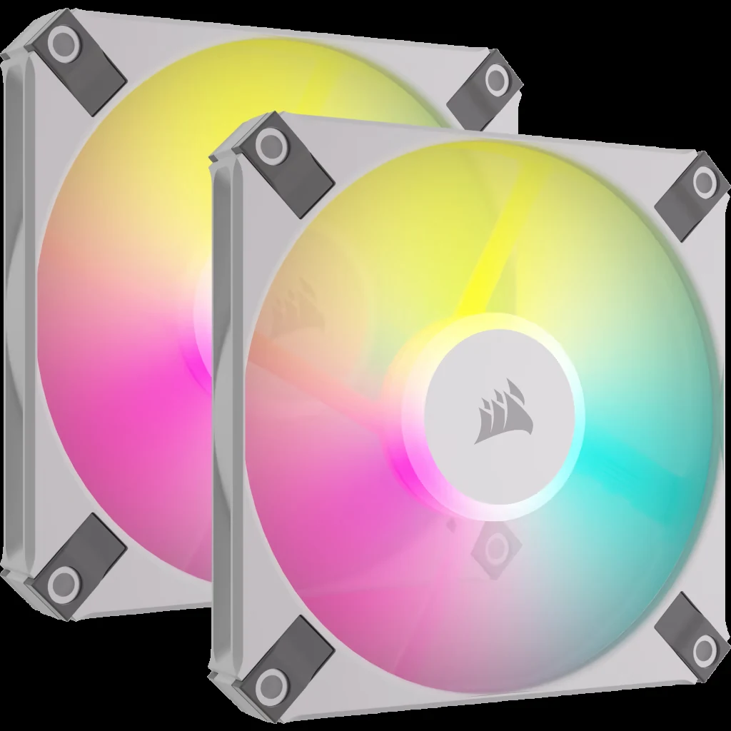 Fan Corsair iCUE AF120 RGB SLIM Dual Pack - White - ARGB - New