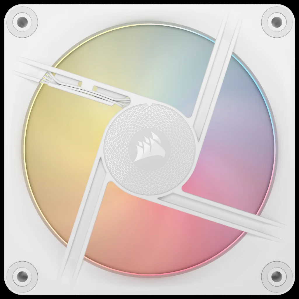 Fan Corsair iCUE LINK LX120-R RGB Reverse Blade Starter Kit Triple Pack - White - ARGB - New