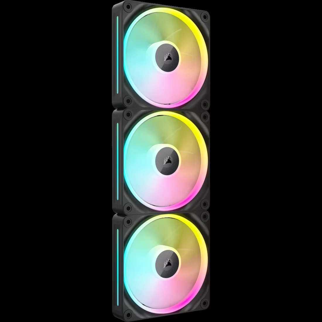 Fan Corsair iCUE LINK LX120 RGB Starter Kit Triple Pack - Black - ARGB - New