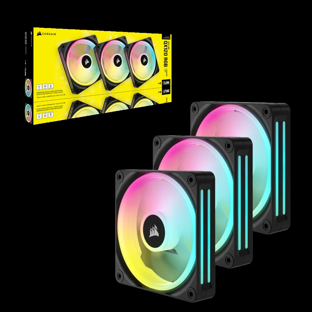 Fan Corsair iCUE LINK QX120 RGB - Black - ARGB - New