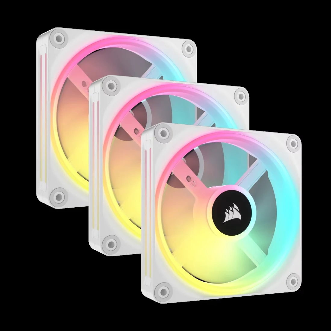 Fan Corsair iCUE LINK QX120 RGB Starter Kit Triple Pack - Black - ARGB - New