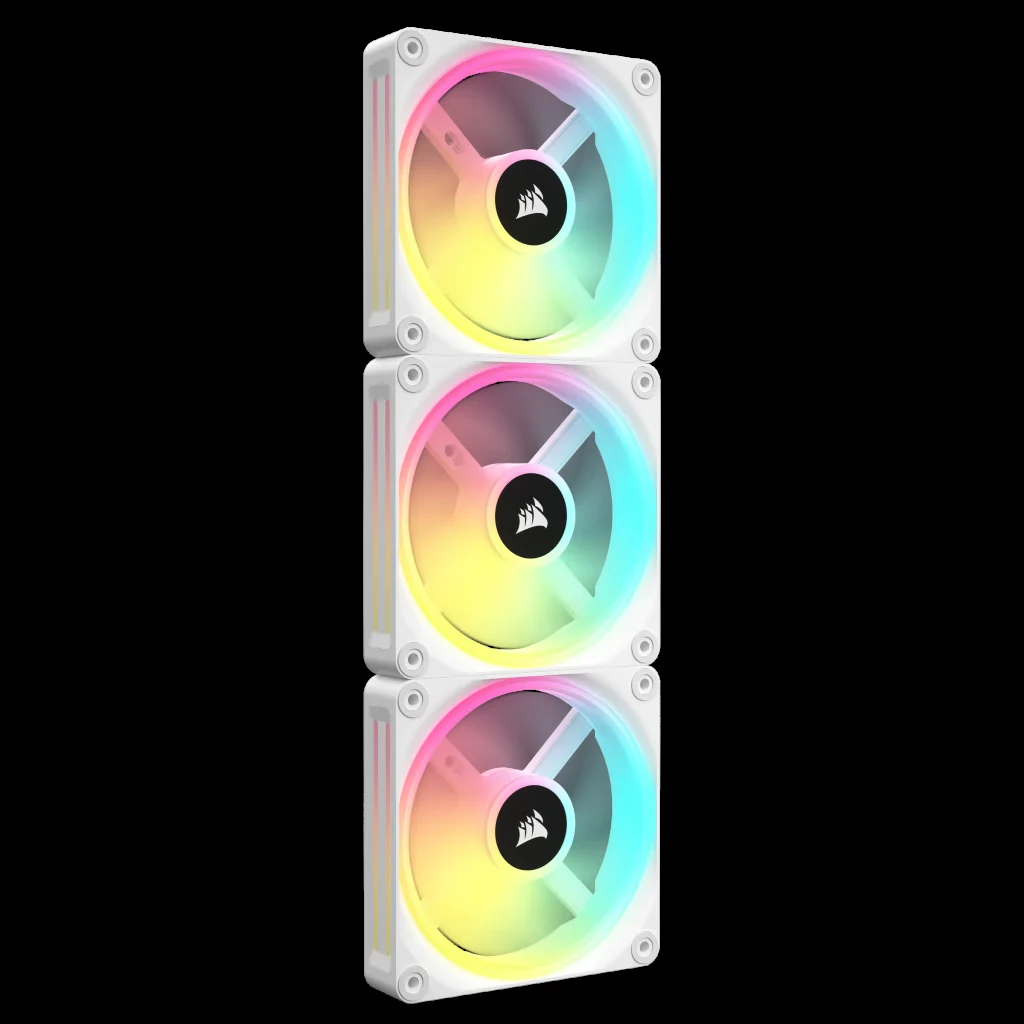 Fan Corsair iCUE LINK QX120 RGB Starter Kit Triple Pack - White - ARGB - New