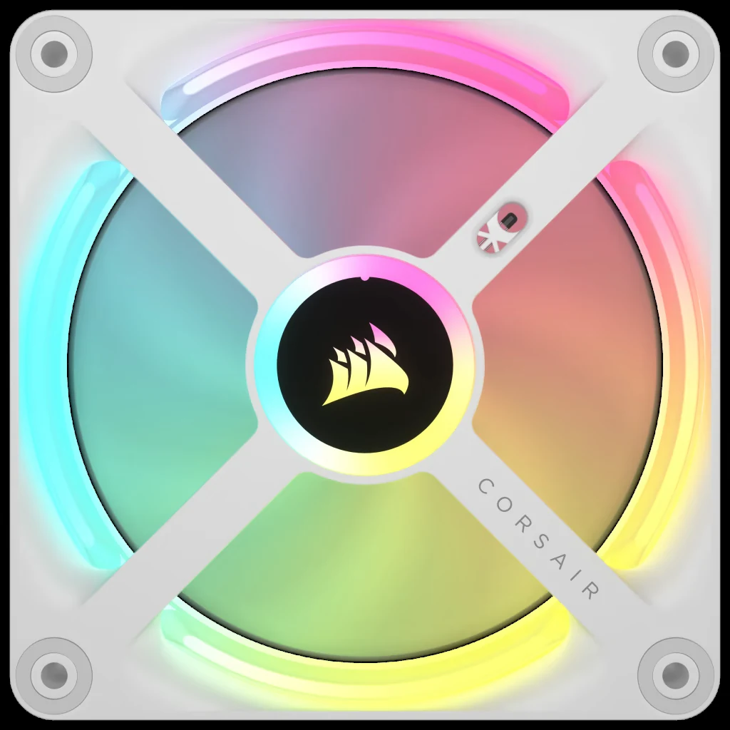 Fan Corsair iCUE LINK QX120 RGB Starter Kit Triple Pack - White - ARGB - New