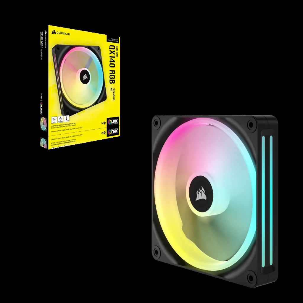 Fan Corsair iCUE LINK QX140 RGB - Black - ARGB - New