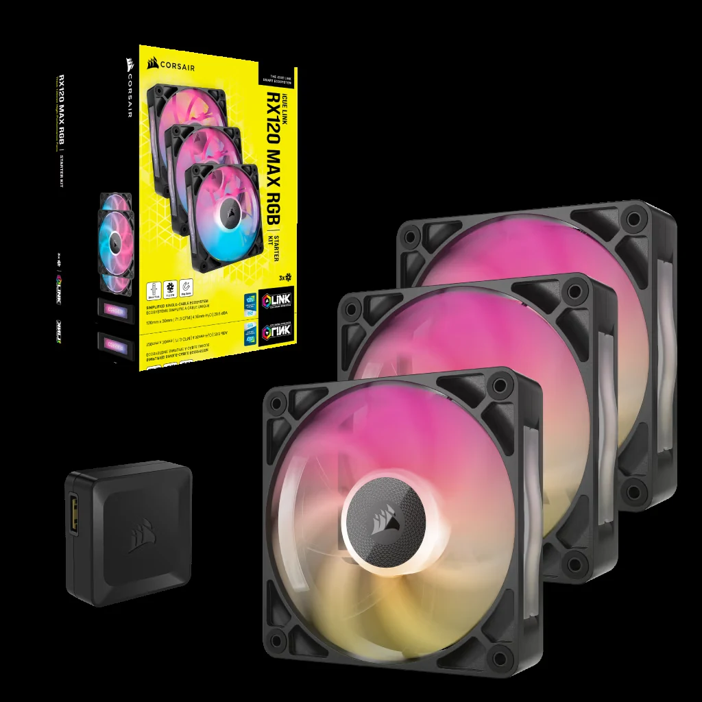 Fan Corsair iCUE LINK RX120 RGB - Black - ARGB - New