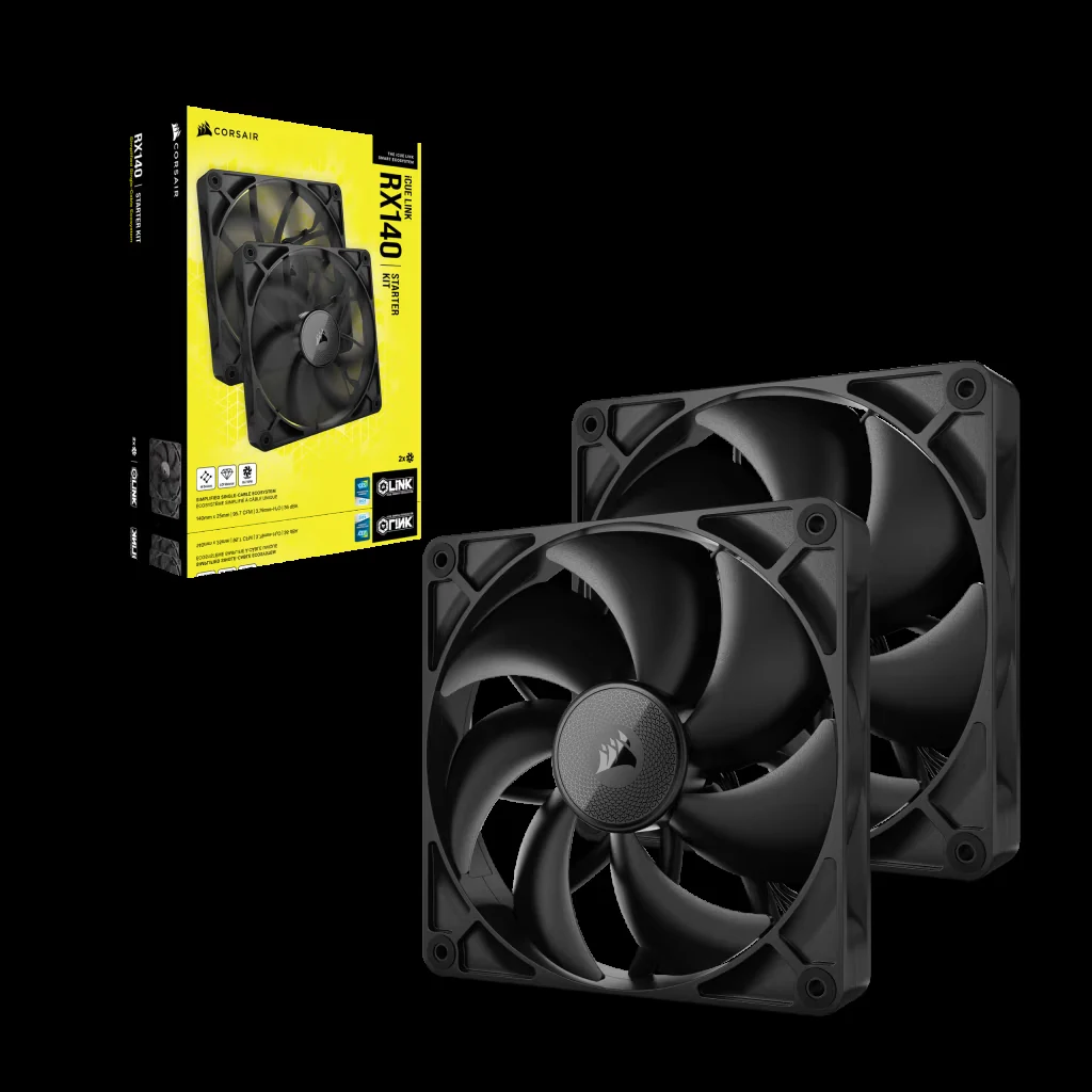 Fan Corsair iCUE LINK RX140 - Black - PWM - New