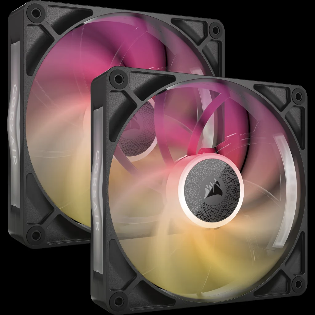 Fan Corsair iCUE LINK RX140 MAX RGB Starter Kit Dual Pack - Black - ARGB - New