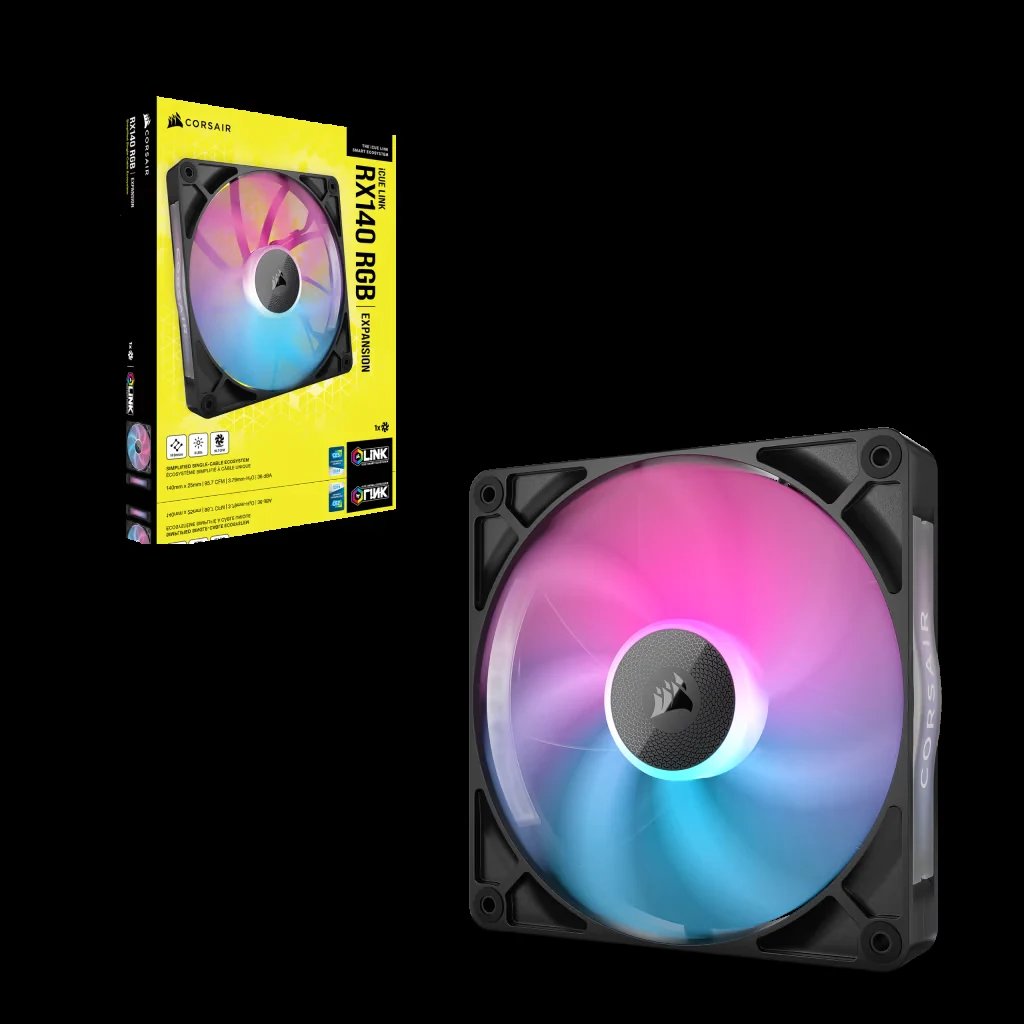 Fan Corsair iCUE LINK RX140 RGB - Black - ARGB - New