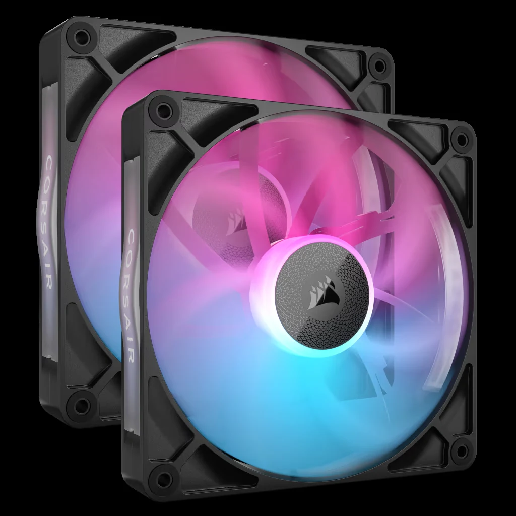 Fan Corsair iCUE LINK RX140 RGB Starter Kit Dual Pack - Black - ARGB - New