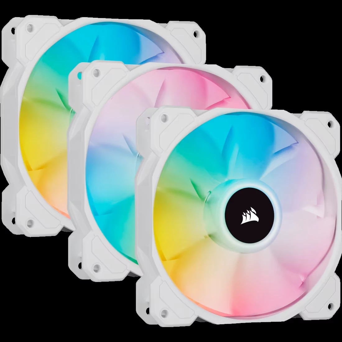Fan Corsair iCUE SP120 RGB ELITE Triple Pack - White - ARGB - New