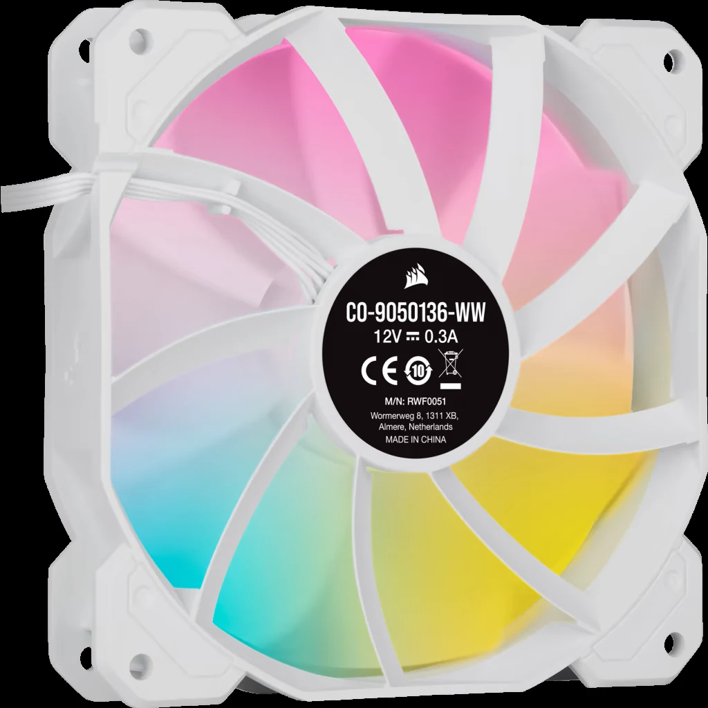 Fan Corsair iCUE SP120 RGB ELITE - White - ARGB - New