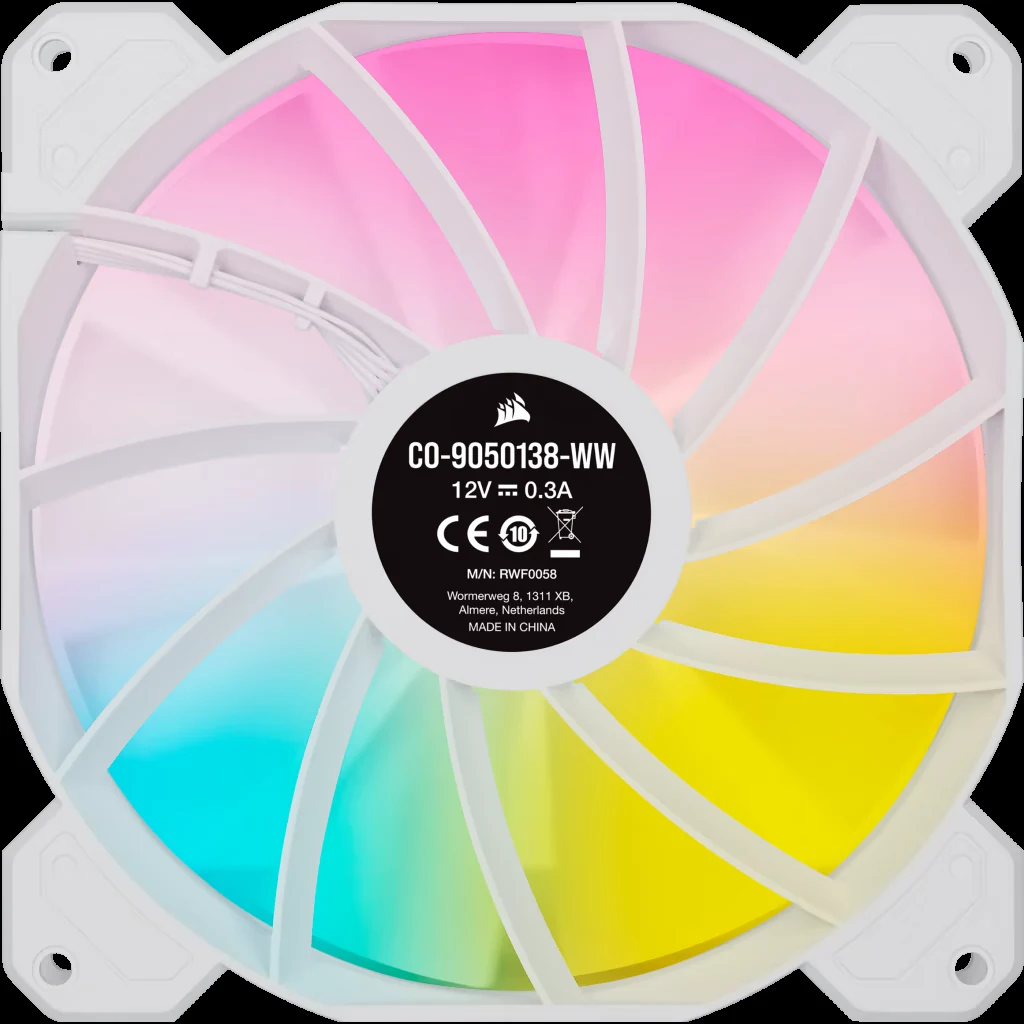 Fan Corsair iCUE SP140 RGB ELITE Dual Pack - White - ARGB - New