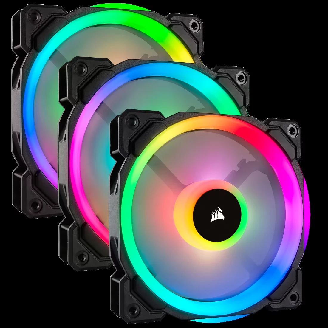Fan Corsair LL120 RGB Dual Light Loop - Black - RGB - New