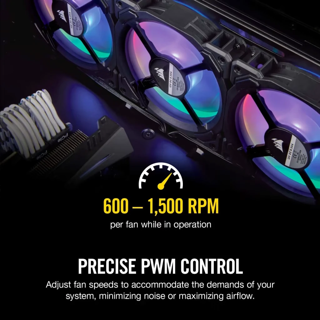 Fan Corsair LL140 RGB - Black - RGB - New