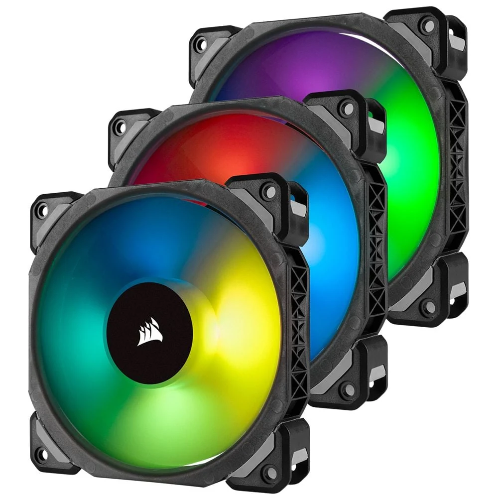 Fan Corsair ML120 PRO RGB Triple Pack - Black - RGB - New