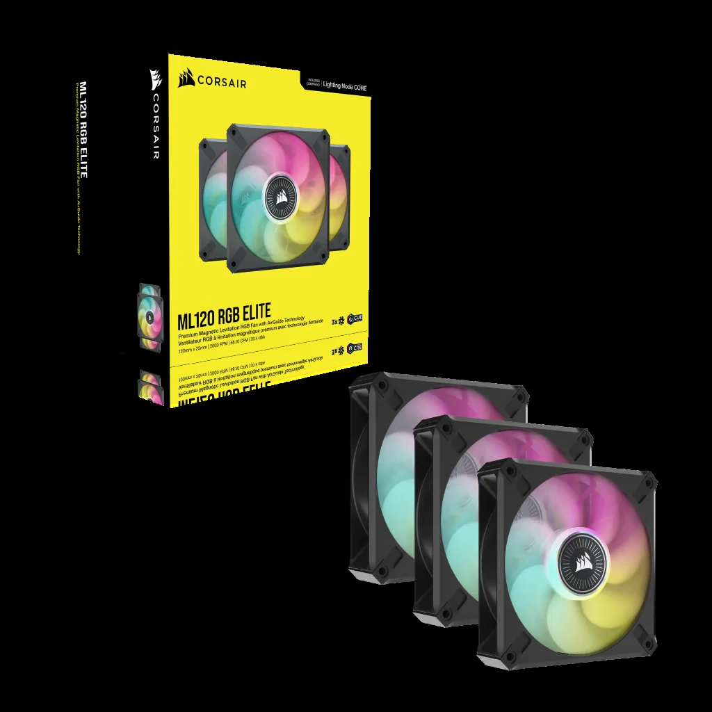 Fan Corsair ML120 RGB ELITE - Black - ARGB - New