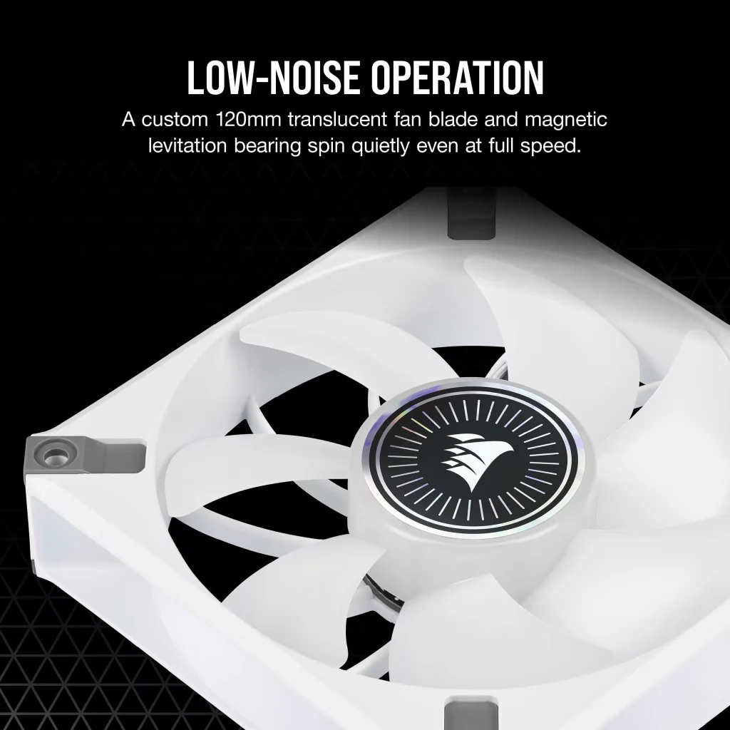 Fan Corsair ML120 RGB ELITE - White - ARGB - New