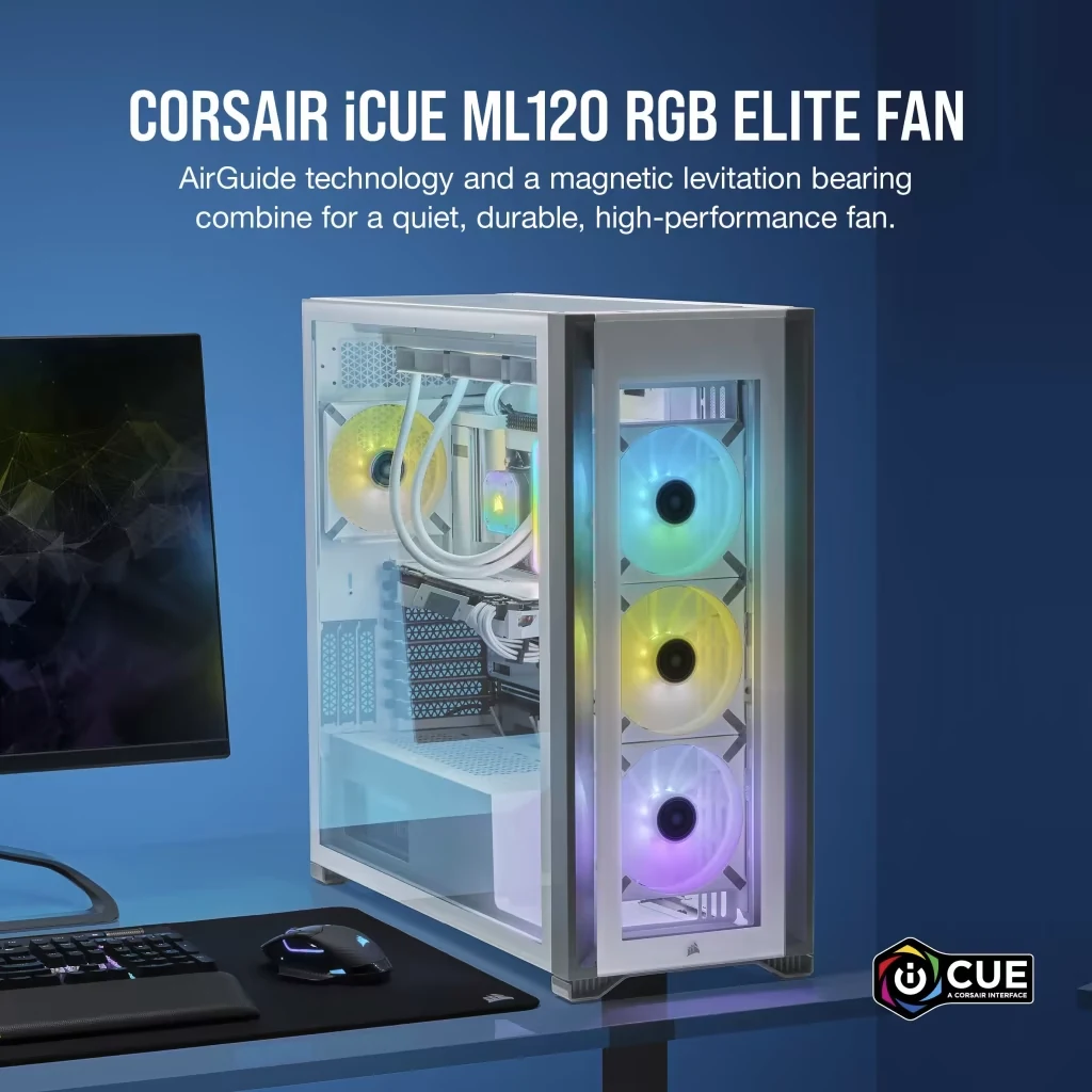 Fan Corsair ML120 RGB ELITE - White - ARGB - New