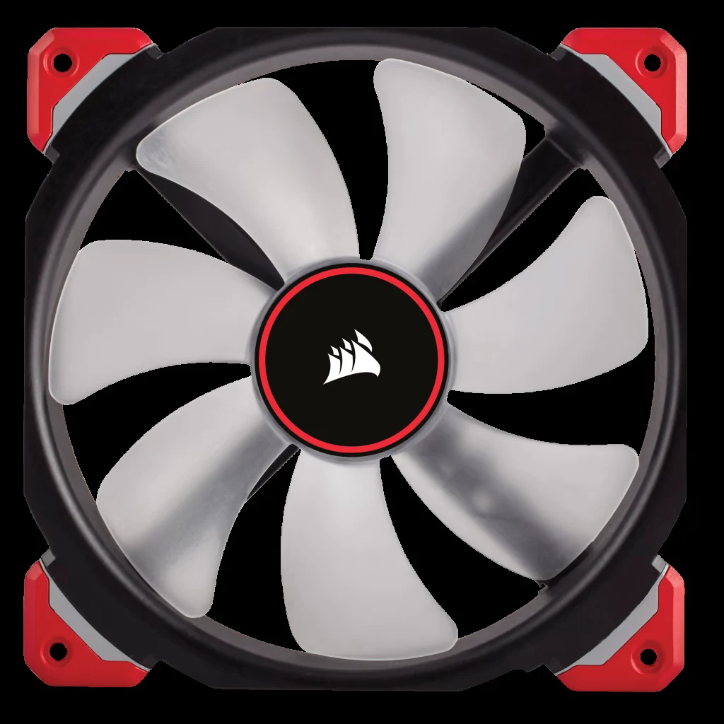 Fan Corsair ML140 PRO LED Red - Black/Red - LED - New