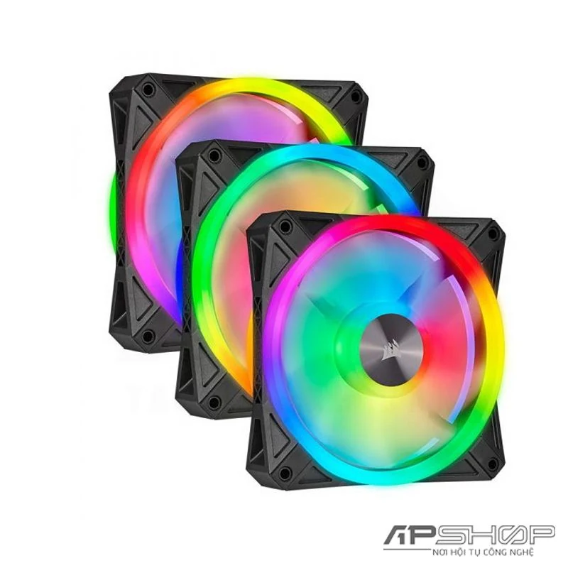 Fan Corsair QL120 RGB Triple Pack - Black - RGB - New