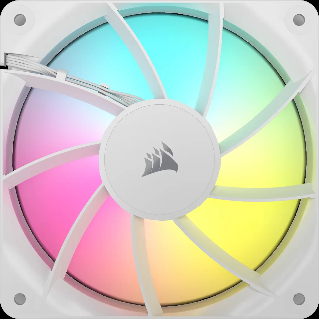 Fan Corsair RS120 ARGB Triple Pack - White - ARGB - New