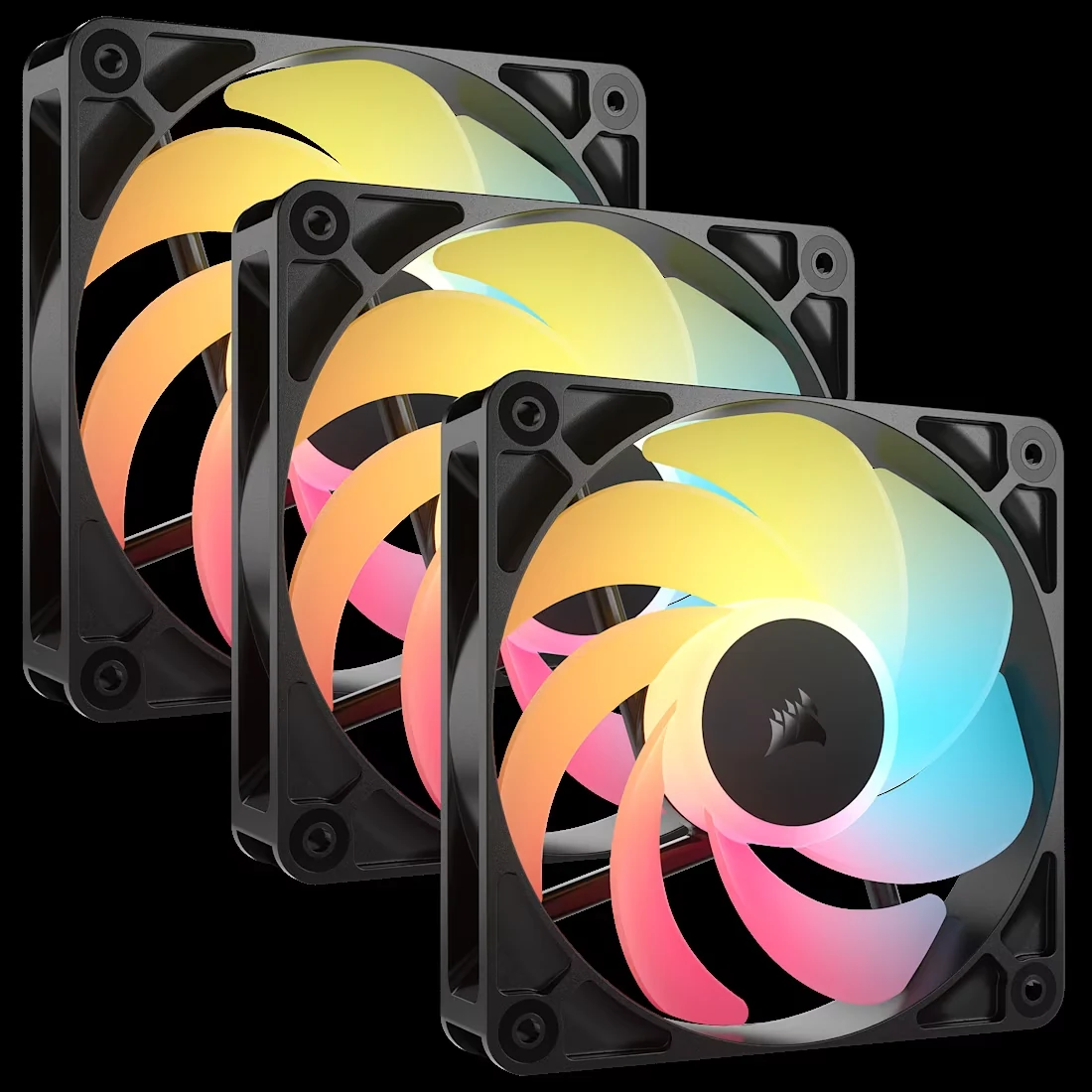 Fan Corsair RS120 ARGB Triple Pack - White - ARGB - New
