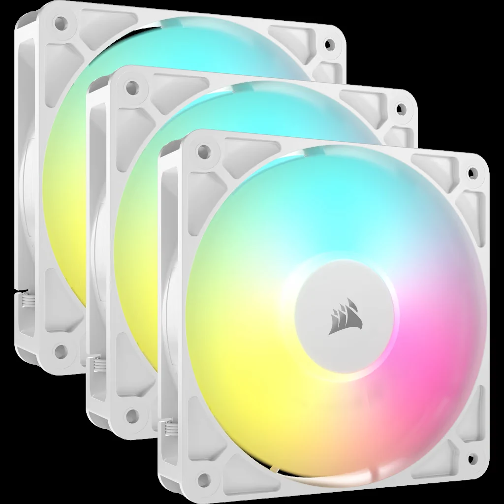 Fan Corsair RS120 MAX Triple Pack - White - PWM - New