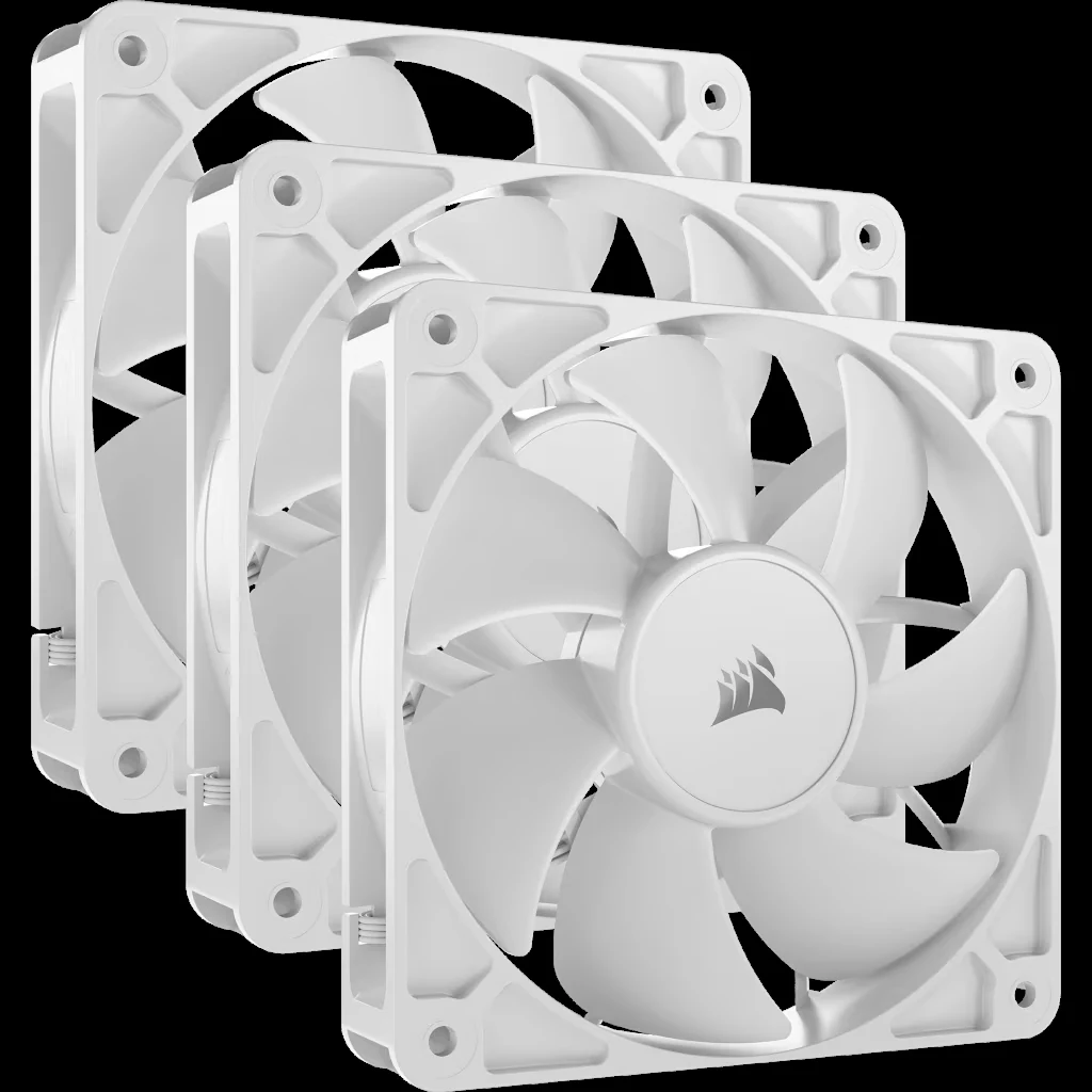 Fan Corsair RS120 Triple Pack - White - PWM - New
