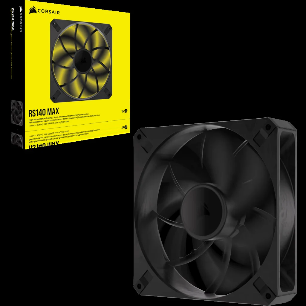 Fan Corsair RS140 MAX - Black - PWM - New
