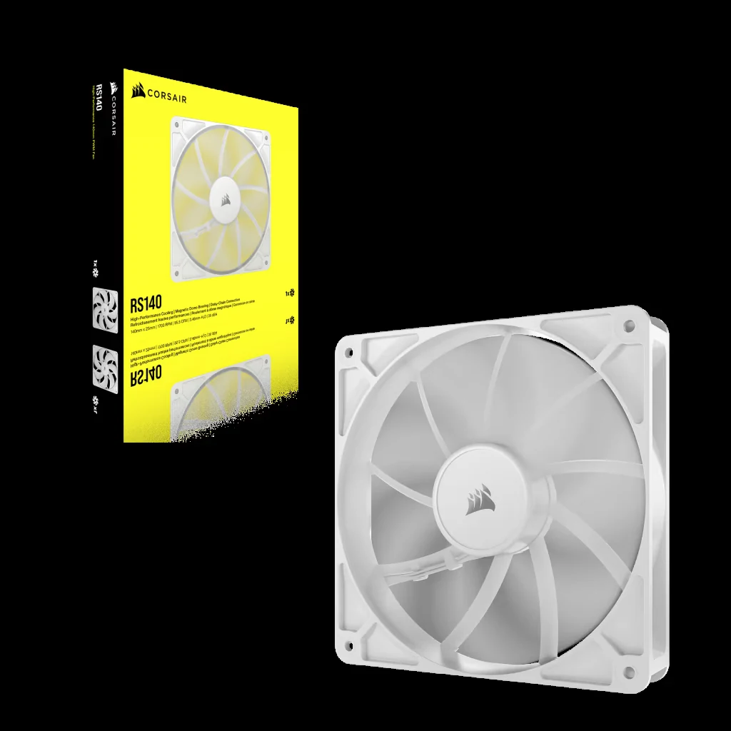 Fan Corsair RS140 - White - PWM - New