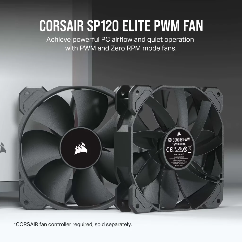 Fan Corsair SP120 ELITE - Black - PWM - New