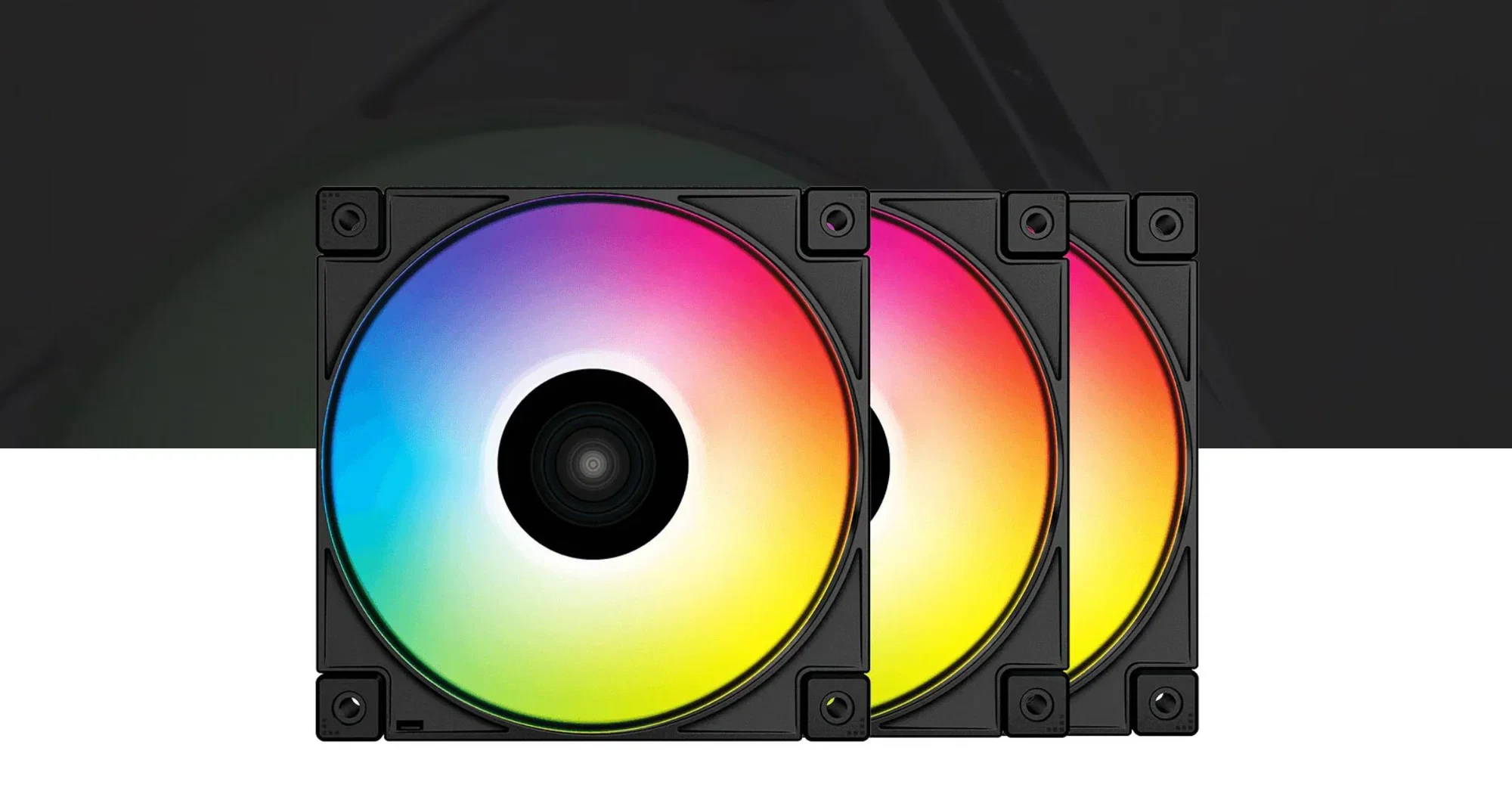 Fan DeepCool FC120 Triple Pack - Black - ARGB - New